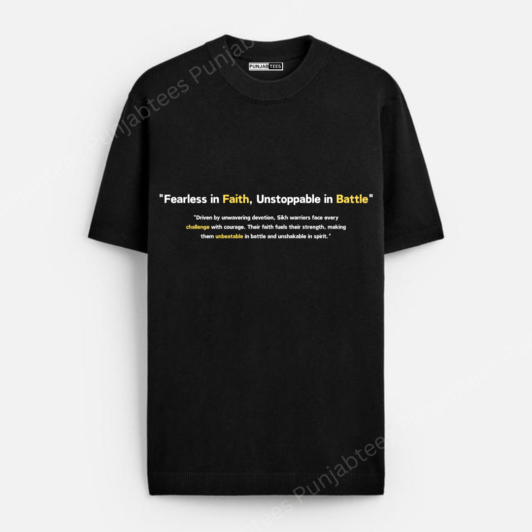 Ultra-Soft Premium 'Guru Worries' Edition Off-Shoulder Black Tee