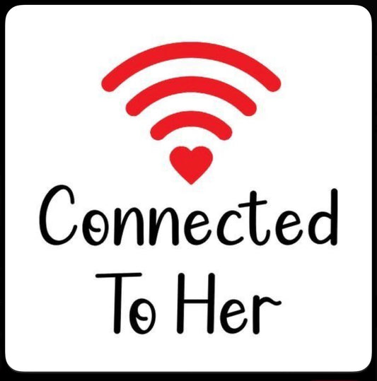Connectd to Her /Her Embroidery Tshirt