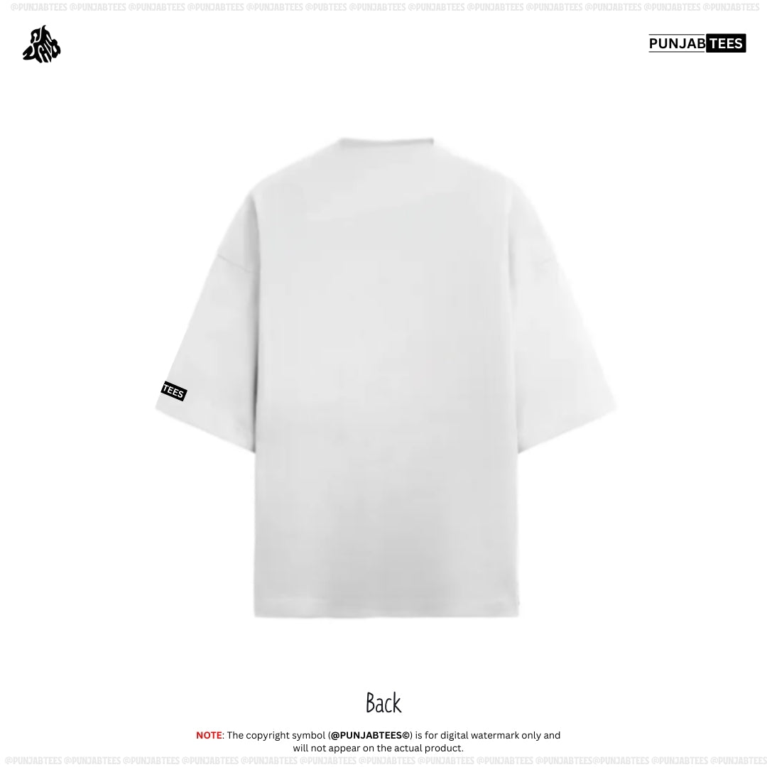 Panjab Angry Eye Embroidery T shirt 🪡