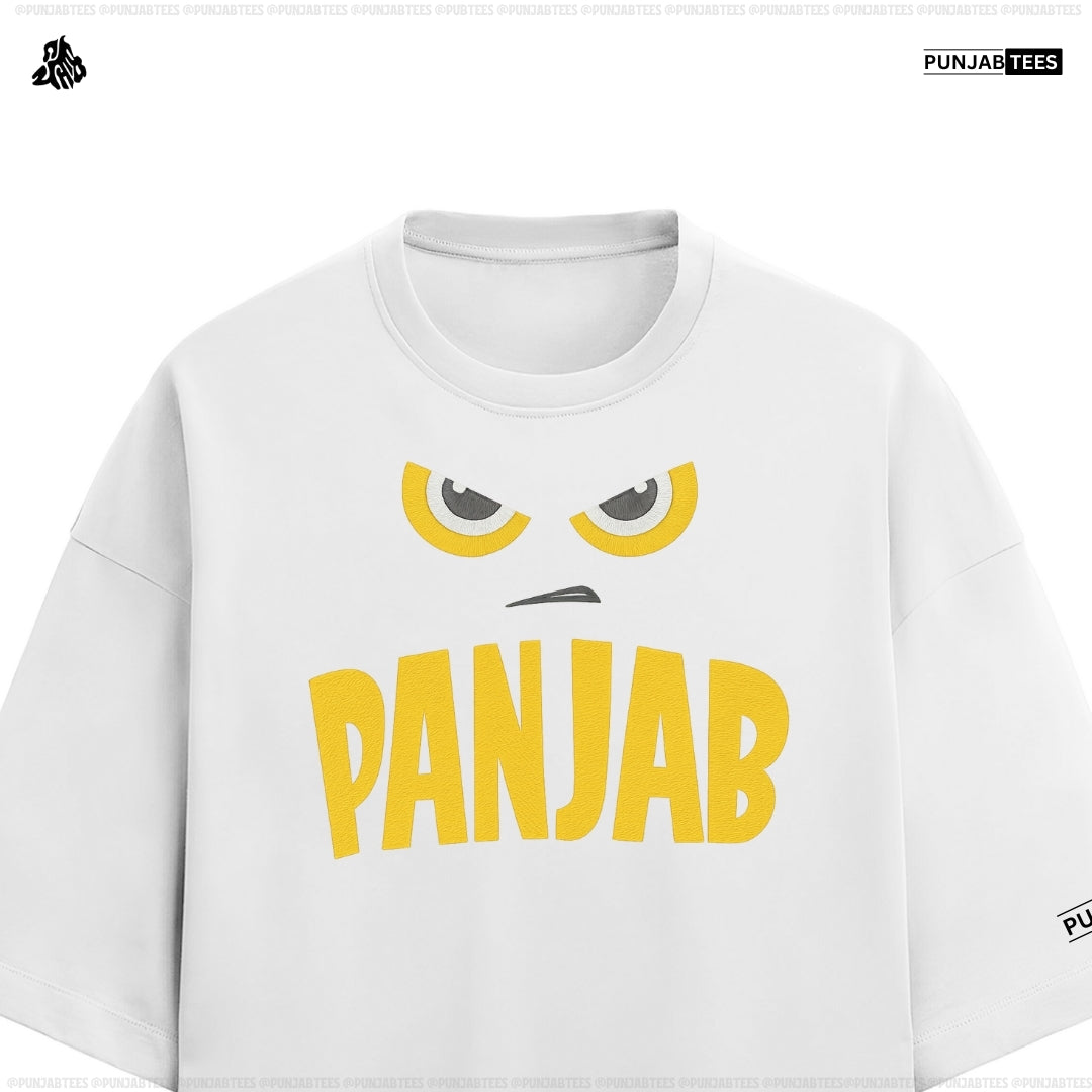 Panjab Angry Eye Embroidery T shirt 🪡