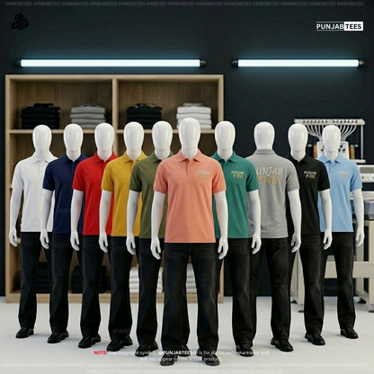 (Sap Matty) Custom Polo T-Shirt – Regular Fit | Logo Embroidery (Minimum 5 T-shirt)