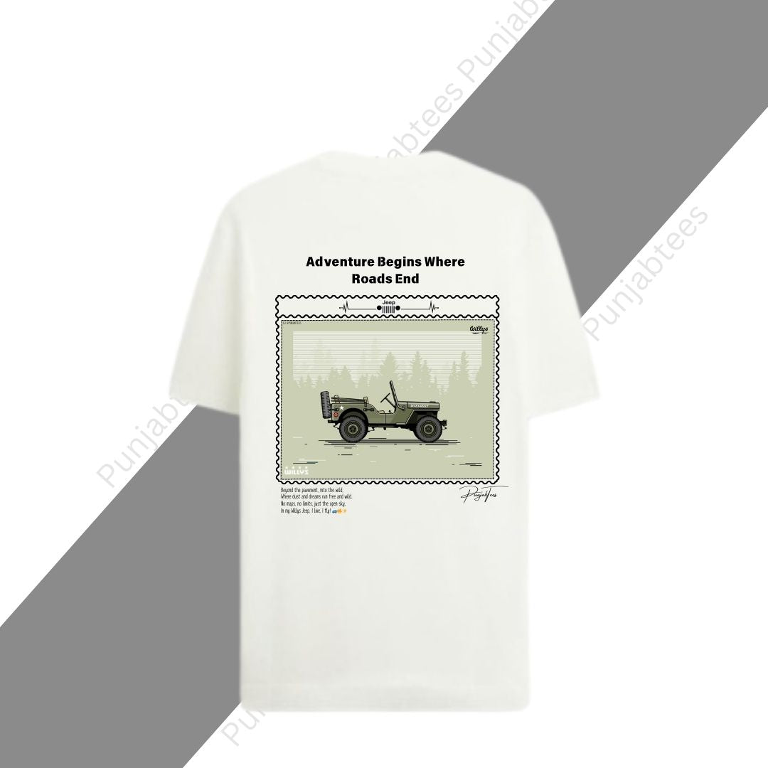 Willys Jeep Adventure: Ultra-soft & Premium Tee