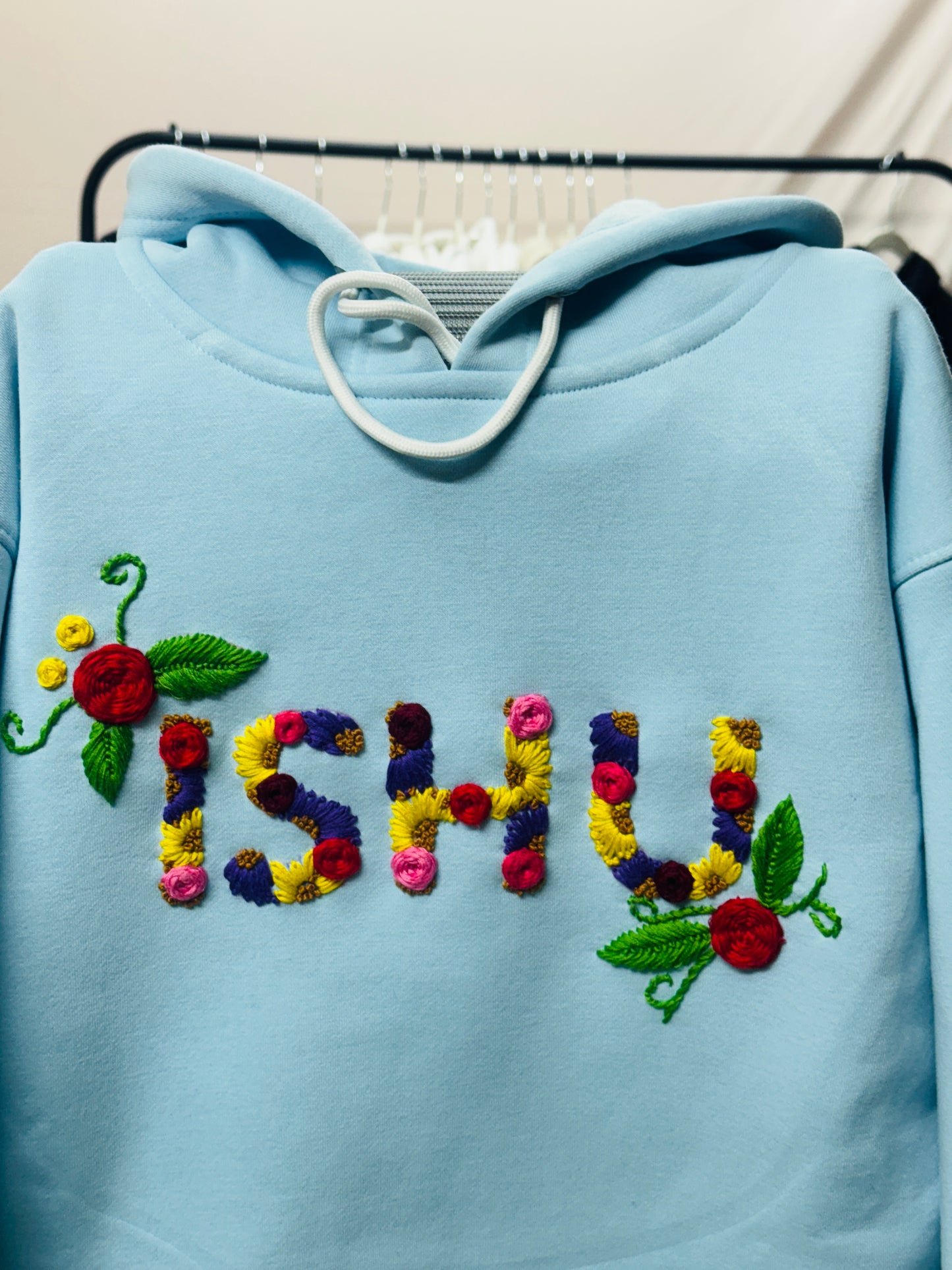 Name Hand Embroidery 🧵 Tshirt