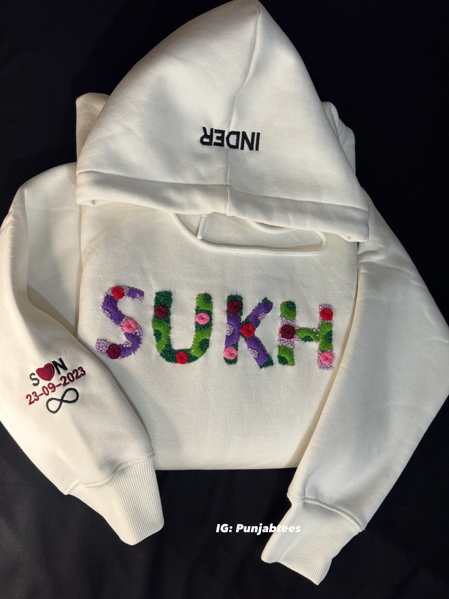 Name Hand Embroidery 🧵 Tshirt