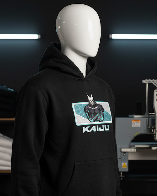 KAIJU Embroidery Hoodie